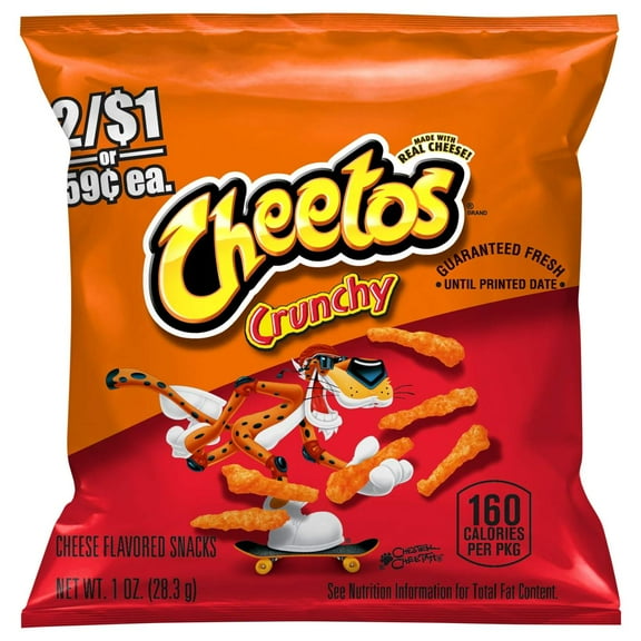 Pack of 2 - Cheetos Crunchy Cheese Snacks 1 oz