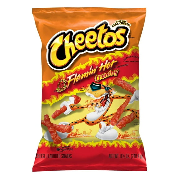 Cheetos Crunchy Flamin' Hot Cheese Snacks - 8.5 oz (Pack of 2)