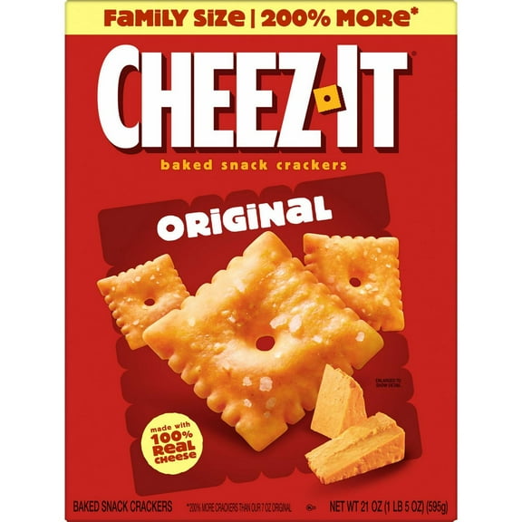 Cheez-It Original Cheese Crackers - 21 oz- Pack of 2