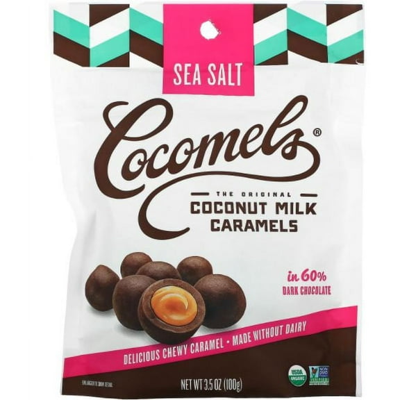 Pack of 2 - Chocolate Covered Cocomel Bites - Sea Salt 3.5 Oz, 3.5 oz
