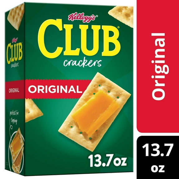 Pack of 2 Club Original Crackers, Lunch Snacks, 13.7 oz