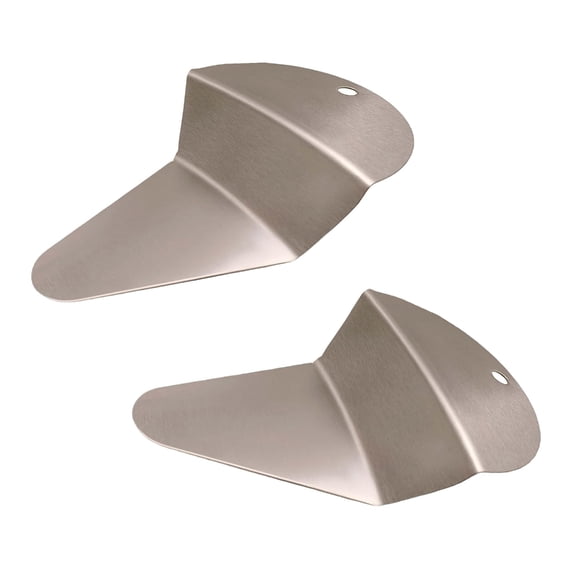 Pack of 2 Corrosions Resistant Fan Shape Servers for Cake Pie Dessert