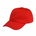 thumbnail image 1 of Pack of 2 Cotton Dad Hat Adjustable Cap (Red), 1 of 2