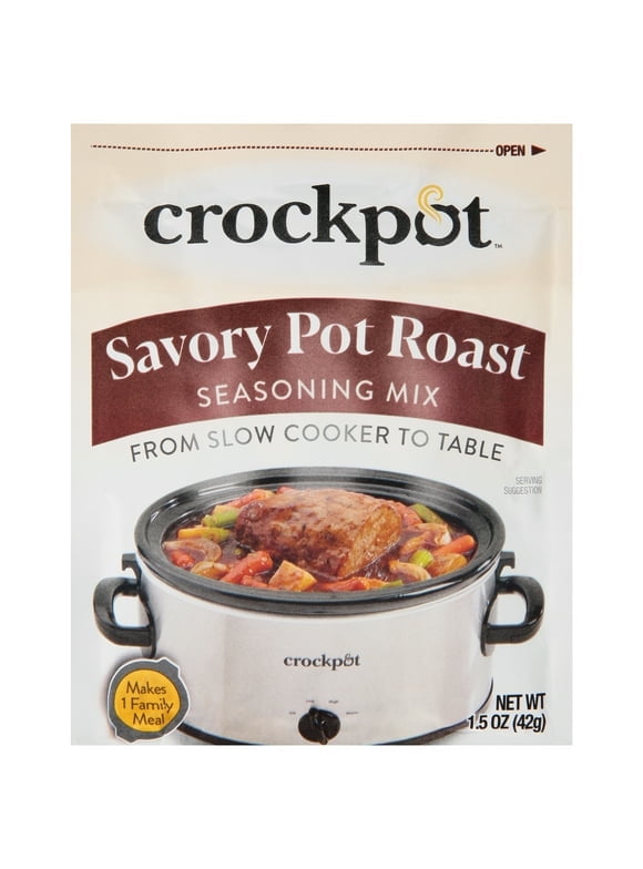 Pack of 2 Crockpot Savory Pot Roast Slow Cooker Spices and Seasoning