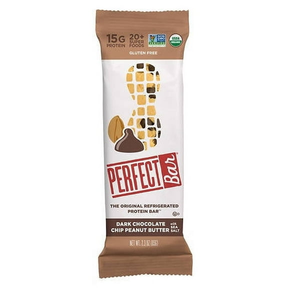 Pack of 2 - Dark Chocolate Chip Peanut Butter Perfect Bar, 2.3 oz