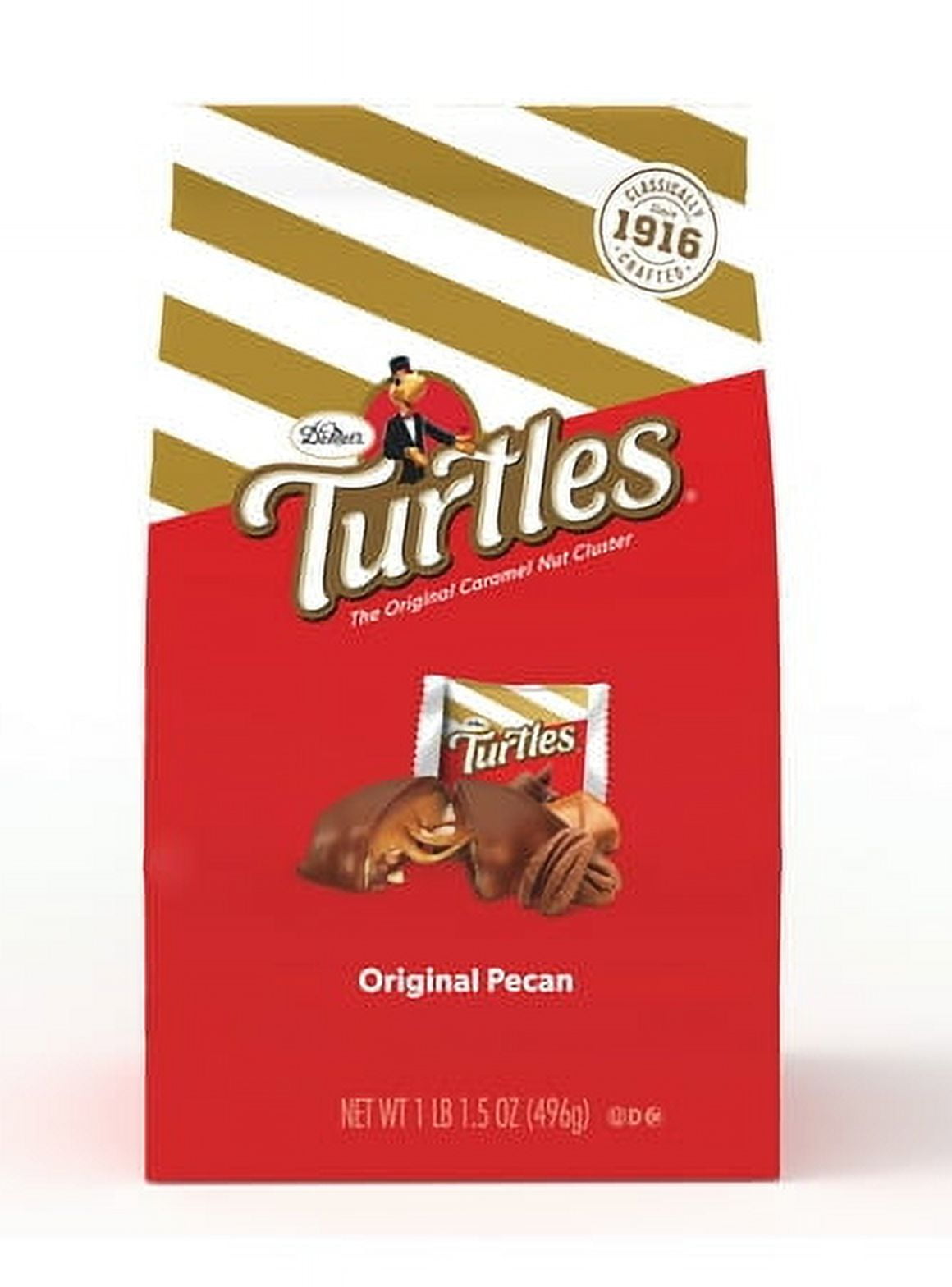 Original Turtle Bites, Original Pecan, 1 lb, 1.5 oz Bag, Ships in 1-3 Business Days Original Turtle Bites, Original Pecan, 1 lb, 1.5 oz Bag, Ships in 1-3 Business Days
