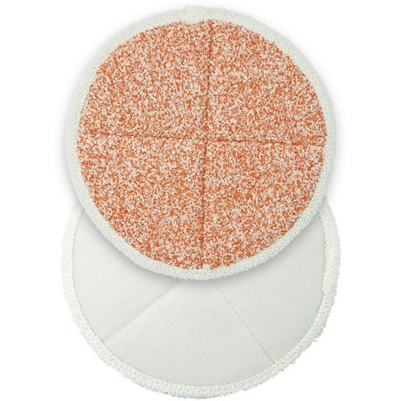 Pack of 2 Deep Clean Mop Pad for DESIN 2124 2039A Hard Floor Mop Cleaners, Washable and Reusable Mop Pads