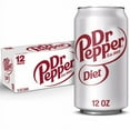 thumbnail image 1 of Pack of 2 - Diet Dr Pepper Soda Cans 12 pk / 12 fl oz, 1 of 5