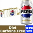 thumbnail image 1 of Pack of 2 - Diet Pepsi Cola Caffeine Free Soda Cans 12 pk / 12 fl oz, 1 of 2
