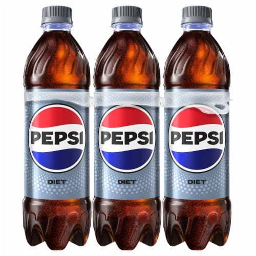 Pack of 2 - Diet Pepsi Cola Soda Bottles 6 pk / 16.9 fl oz