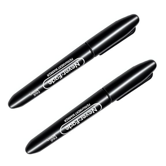 Pack of 2 Disguised Faux Marker Pens ABS Concealed Compartment for Travel Security