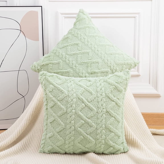 Pack of 2 Double sides throw pillow SUPER SOFT 3D FOLORAL PATTERN