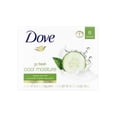 thumbnail image 1 of Pack of 2 Dove Cool Moisturizing Gentle Women's Beauty Bar Soap, Cucumber and Green Tea, 3.75 oz (8 Bars), 1 of 1