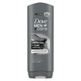 thumbnail image 1 of Pack of 2 Dove Men+Care Purifying Hydrating Men's Face and Body Wash, Charcoal and Clay, 18 fl oz, 1 of 1