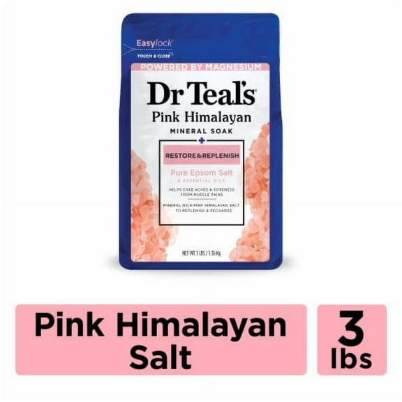 Pack of 2 - Dr Teal's Restore & Replenish Pink Himalayan Mineral Soak 3 lb
