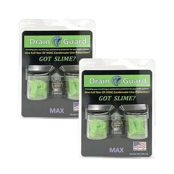 Pack of (2) Drain Guard MAX Replacement (4) Cartridges Total # MC-08118