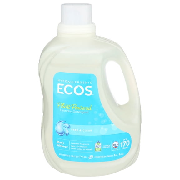 (Pack of 2) ECOS Laundry Free & Clear 17 oz 170 Oz
