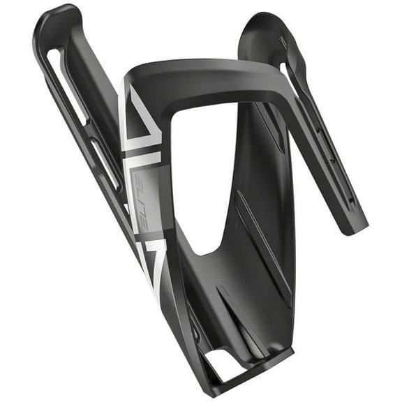 Pack of 2 Elite SRL Ala Water Bottle Cage - Gloss Black/White
