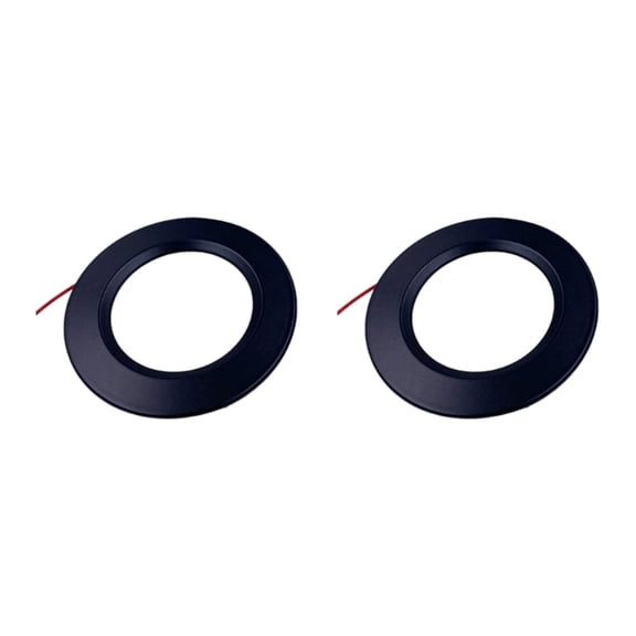 Pack of 2 Energy Efficient Recessed LED Cabinet Light 12V Aluminum Alloy Texture Under Cabinet Lighting for Cabinet