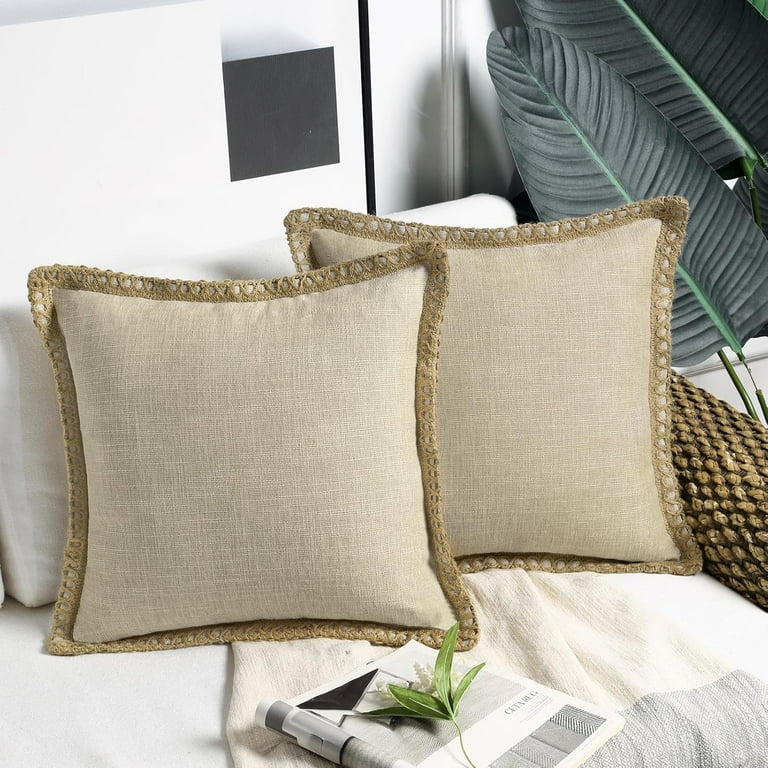 Pack of Farmhouse Modern Fall Decorative Throw Pillow Covers