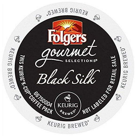 Pack of 2 - Folgers Gourmet Selections Black Silk K-Cups (24 Count)