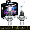 thumbnail image 1 of Pack of 2 For Mazda 2 2011-2019 H4 9003 LED Headlight Bulbs Conversion Kit Replacement of Cars, 1 of 9