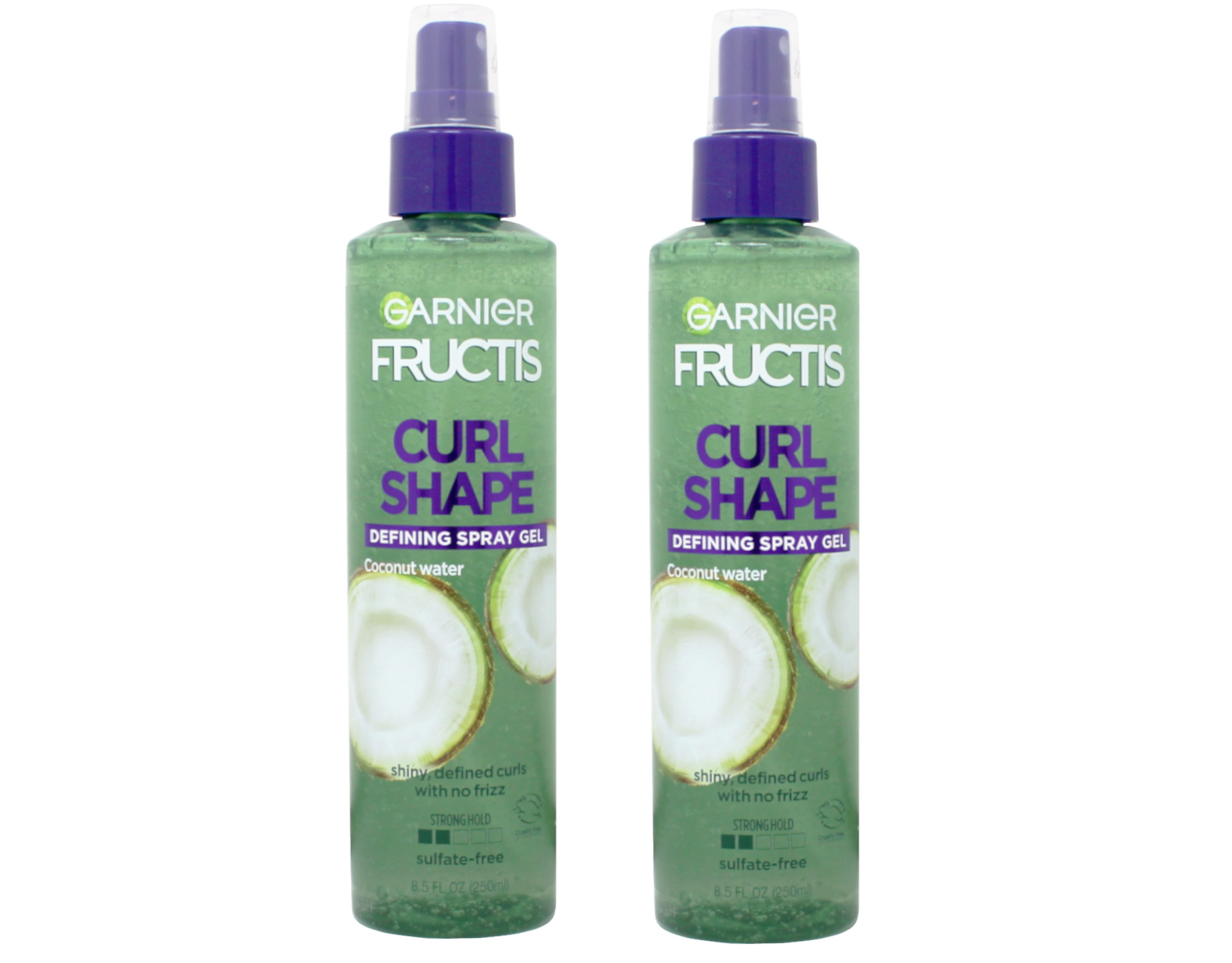 Pack of (2) Garnier Fructis Style Curl Shaping Spray Gel Curl Defining Strong 8.5 Fl oz.