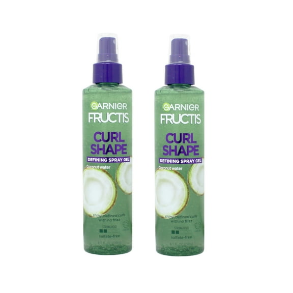 Garnier Fructis Curl Shape Spray Gel, Strong Hold, 8.5 oz, 2 pk