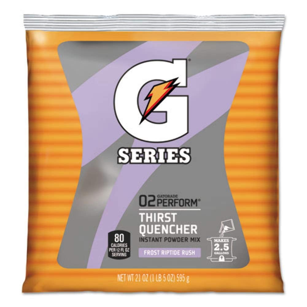 Pack of 2 - Gatorade Frost Riptide Rush Powder, 21-Ounce Pouch