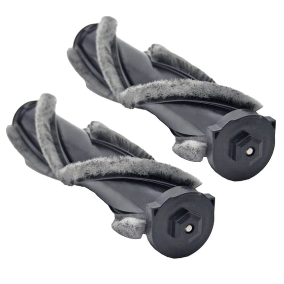 Multiple Face Quiet Main Brush Replacement Set of 2 for Telecommute Carpet Floor Cleaning