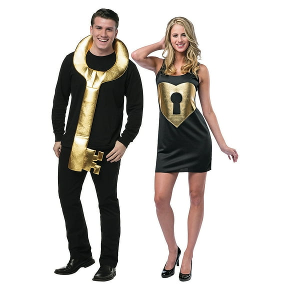 Rasta Imposta Adult Key to My Heart Couples Costume - One Size Fits Most