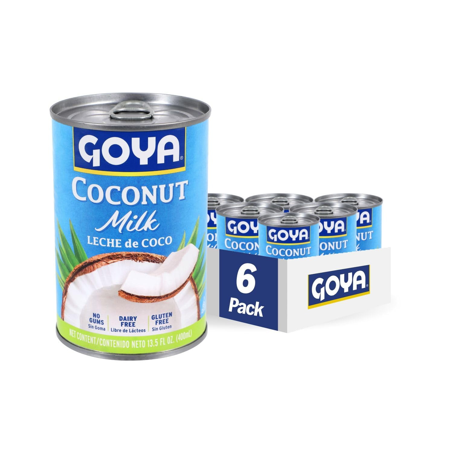 Pack of 2 - Goya Foods Coconut Milk, 13.5 Ounce (Pack Of 6)