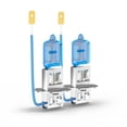 thumbnail image 1 of Pack of 2 H3 6000K Pure White 55W Halogen Fog Lights Bulbs DRL Conversion Kit, 1 of 12