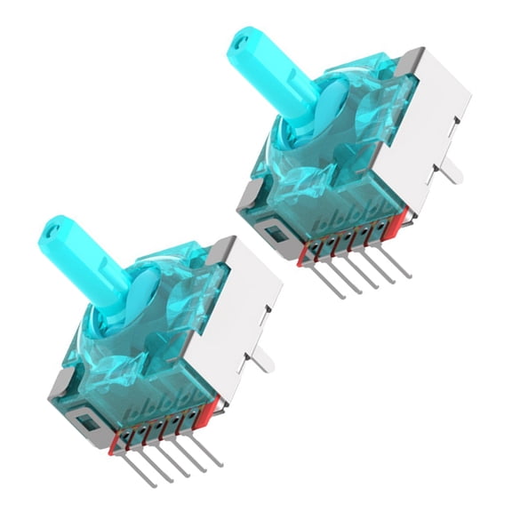 Pack of 2 Hall Effect Joystick for Game Controller Electromagnetic Thumbstick JS16 TMR Thumb 3D Analog
