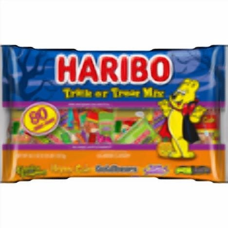 Haribo Halloween Trick or Treat Mix Mini Bags Gummy Candy - 36.1oz/80ct-Pack of 2