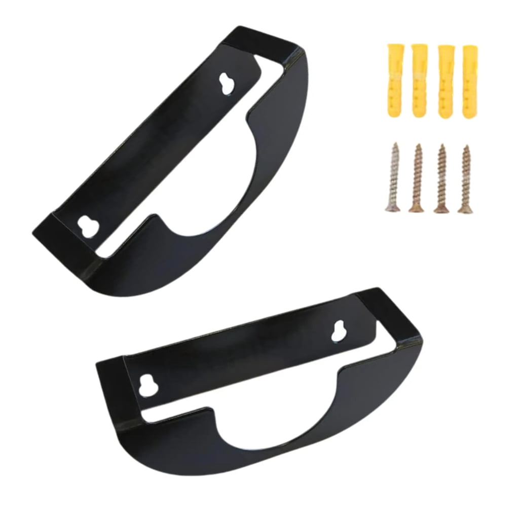 2-Pack Easy Installation Grinder Holder Wall Mount – Space-Saving Tool Storage Bracket For Garage & Workshop (Stainless Steel)