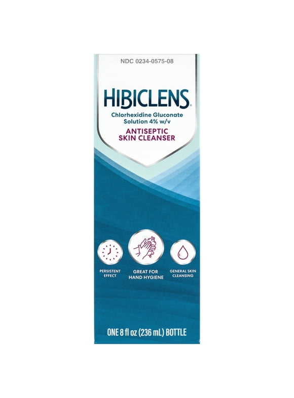 Pack of 2 Hibiclens Antimicrobial Liquid Antiseptic Soap and Skin Cleanser, 8oz