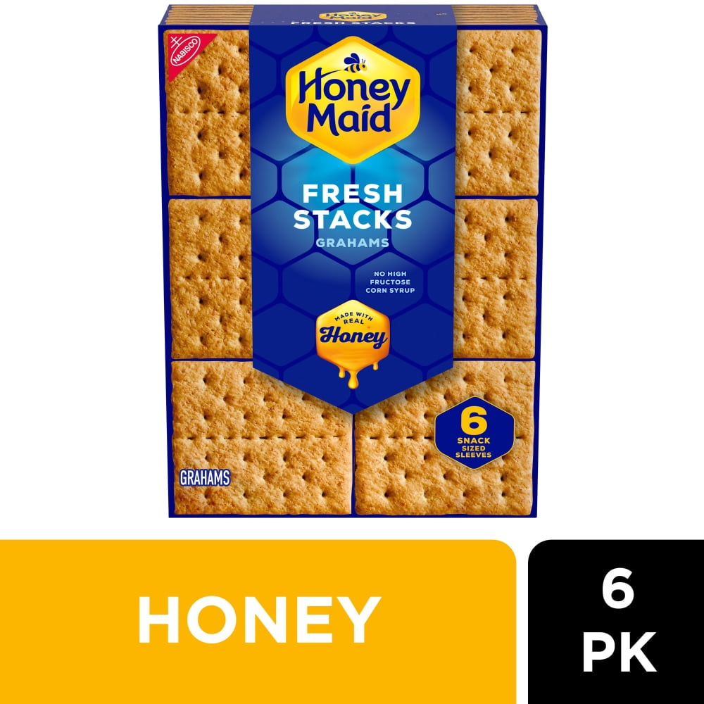 Pack of 2 Honey Maid Fresh Stacks Graham Crackers, 12.2 oz (packaging may vary)