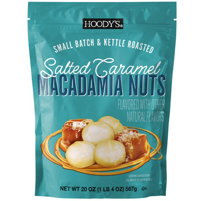 [Pack of 2] Hoody's Salted Caramel Macadamia Nuts, Net wt 20 oz (567g