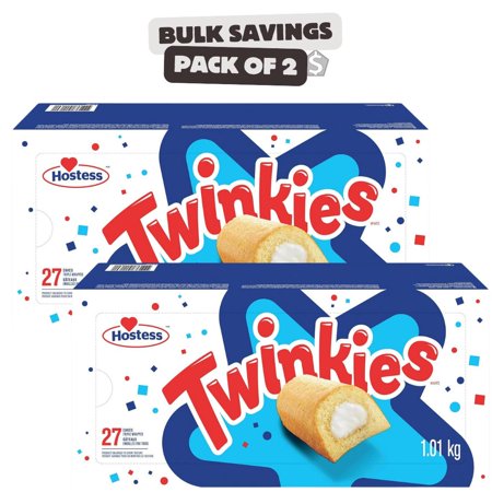 Pack of 2 - Hostess Twinkies Golden Snack Cakes (27 ct) each