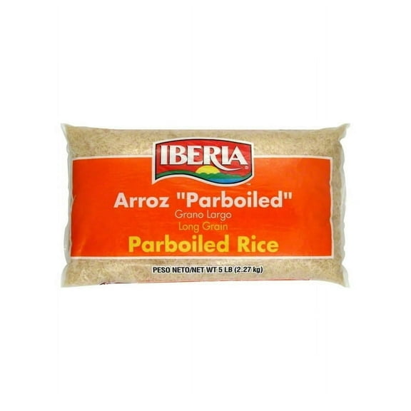 Pack of 2 Iberia Parboiled Long Grain Rice, 5 lb