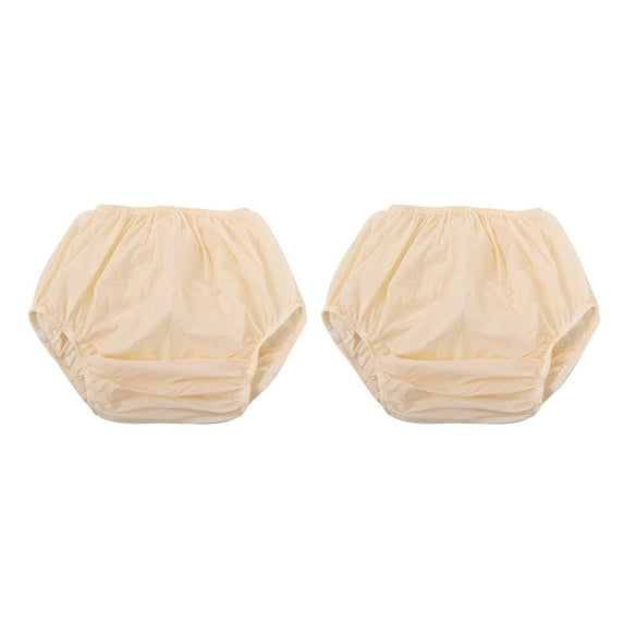 Pack of 2 Incontinences Underwear for Adult Leak Proof Reusable Briefs Diaper Covers Underpant for Daytime Nighttime Use