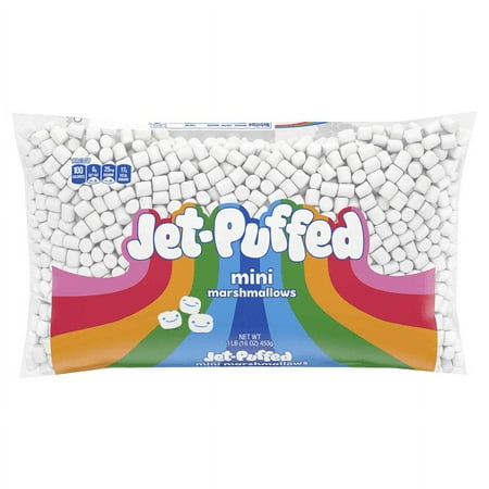 Pack of 2 Jet-Puffed Mini Marshmallows, 1 lb Bag