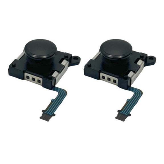 Pack of 2 Joystick Button 3D Analog Thumb Stick for 2000 Console Replacement Thumbstick Gaming Accessory Repair Part