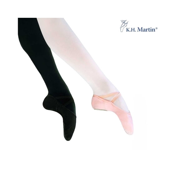 KHM soft ballet shoes STRETCH-ONE Low-Cut with Leather sole, Pink, Size 05 X ( Pack of 2 Pairs )