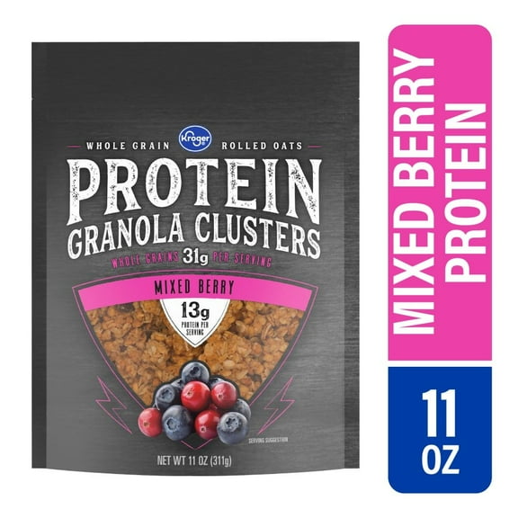 KR Mixed Berry Protein Granola Cereal Clusters 11 oz - Pack of 2