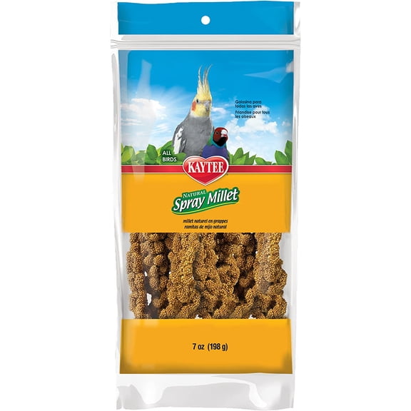 [Pack of 2] Kaytee Natural Spray Millet for All Birds 7 oz