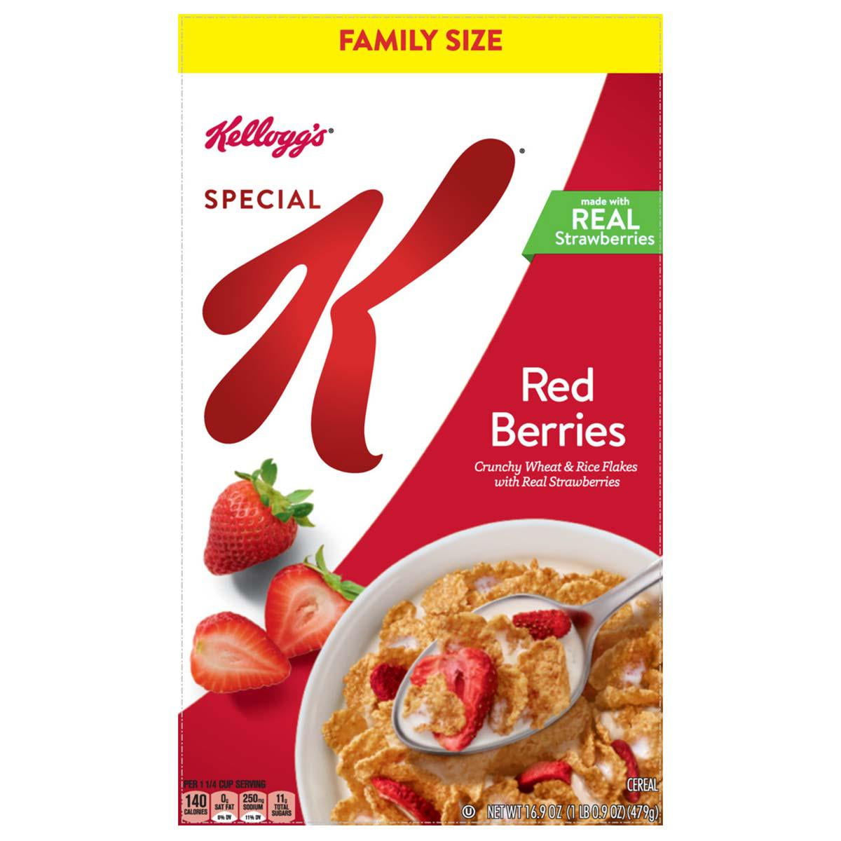 Kellogg's Special K Red Berries Cold Breakfast Cereal - 16.9 oz- Pack of 2