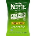 thumbnail image 1 of Kettle Brand Potato Chips, Air Fried Jalapeno Kettle Chips, 11.25 Ounce Party Size Bag 11.25 oz - Pack of 2, 1 of 5
