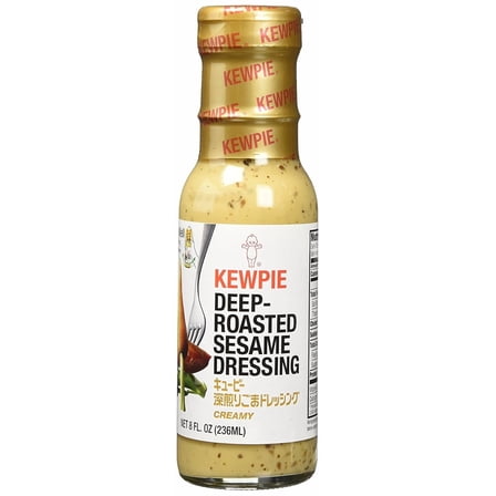 [Pack of 2] Kewpie Japanese Deep-Roasted Sesame Dressing, 8 fl oz